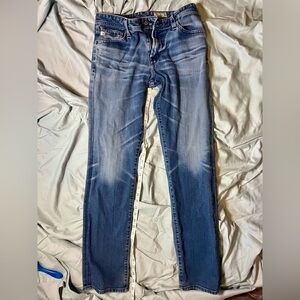 Ag Adriano Goldschmied Dark Blue Denim Jeans